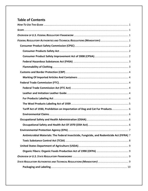 Footwear Compliance Requirements - NIST Global Standards ...