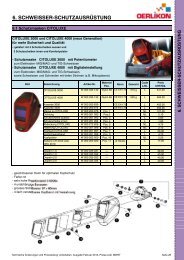 6. SC 6. SCHWEISSER-SCHUTZAUSRÜSTUNG - Oerlikon
