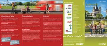 NRW-Tarif 2013 - Infobroschüre PDF - Regionalverkehr Köln GmbH