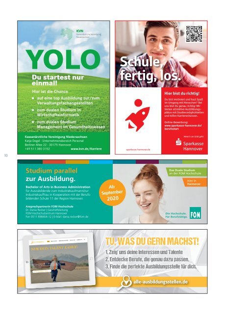 Schulmagazin BBS 11 Hannover Ausgabe 2020