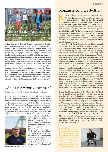 STADTMAGAZIN Bremen August 2020