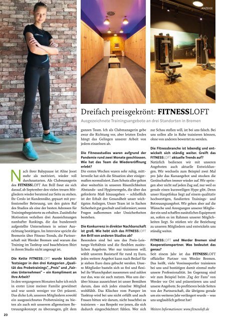 STADTMAGAZIN Bremen August 2020