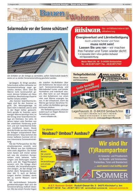 01.08.2020 Grenzland Anzeiger