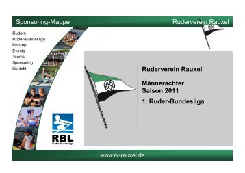 Durch die beiliegende Sponsoring-Mappe - Ruderverein Rauxel ...