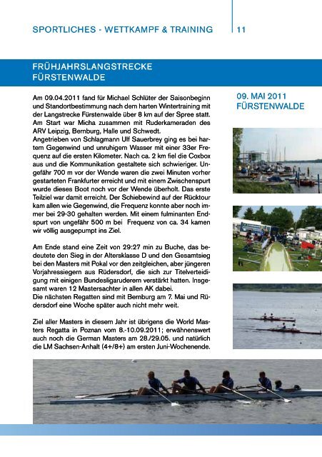 Ausgabe 02 / 2011 (PDF – 5 MB) - WEISSENFELSER-RUDER ...