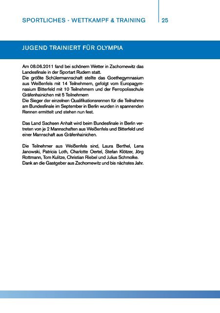 Ausgabe 02 / 2011 (PDF – 5 MB) - WEISSENFELSER-RUDER ...