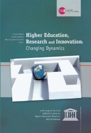 Higher education, research and innovation: changing dynamics ...