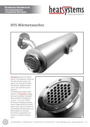 DTS Wärmetauscher - Heatsystems