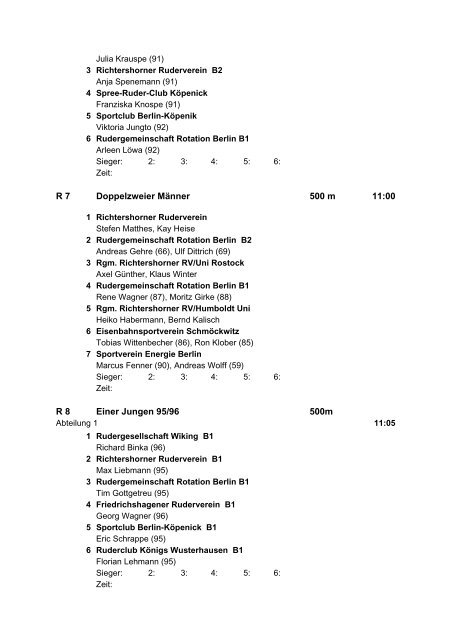 Regattaprogramm - Rudergemeinschaft Rotation Berlin e.V.