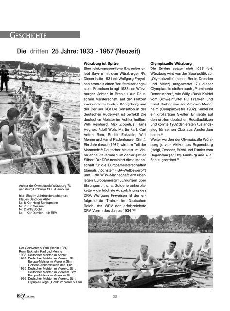 1933-1957 - Bayerischer Ruderverband