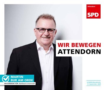 SPD-Attendorn – Kommunalwahl2020 – Martin Bur am Orde