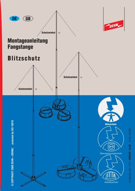 Montageanleitung Fangstange - Dehn + Söhne Blitzschutzsysteme