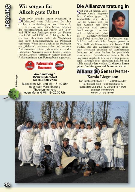 Gemeindemagazin Rüdersdorf 2004 - Stadtmagazin BS GmbH