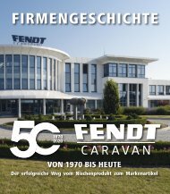 Fendt-Caravan Firmenhistorie 2021