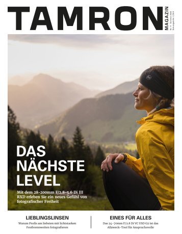 Tamron Magazin Ausgabe 11 Sommer 2020