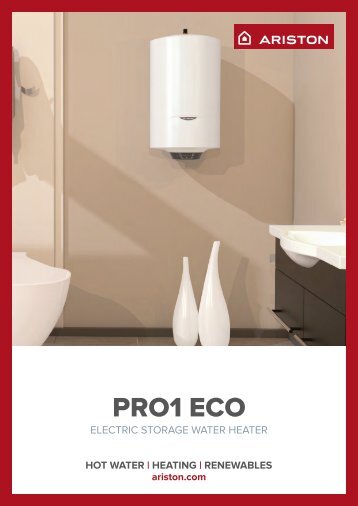 Ariston Thermo - Pro1 Eco product brochure