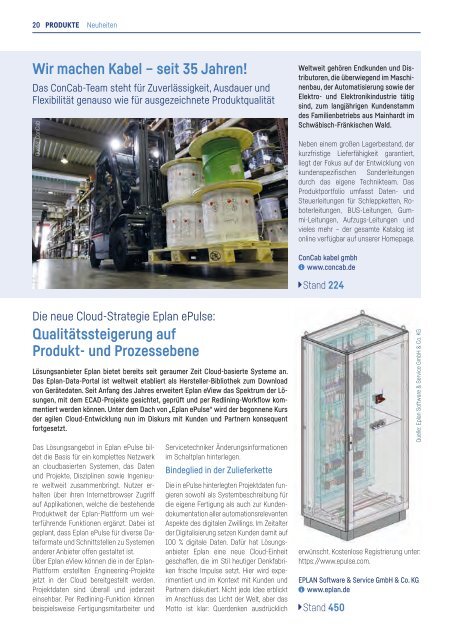 Messemagazin & Katalog | all about automation essen