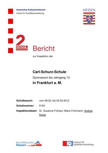 1. Erhebungsmethoden und -instrumente - Carl-Schurz-Schule