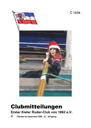 Clubmitteilungen 4/2008 - Erster Kieler Ruder-Club von 1862 e.V.