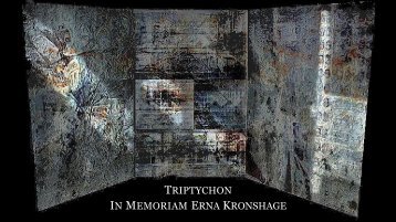 Triptychon "in memoriam" - Erna Kronshage