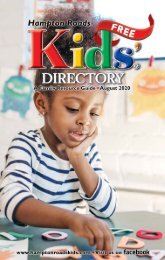 Hampton Roads Kids' Directory: August 2020 Issue