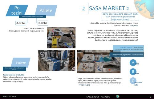 SaSa Group - Katalog Bosnisch/Serbisch/Kroatisch