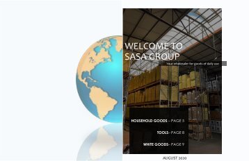 SaSa Group - Katalog Englisch