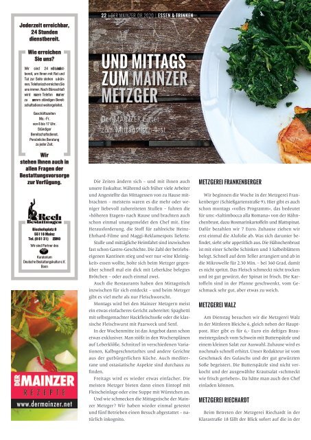DER MAINZER - Das Magazin für Mainz und Rheinhessen - Nr. 359