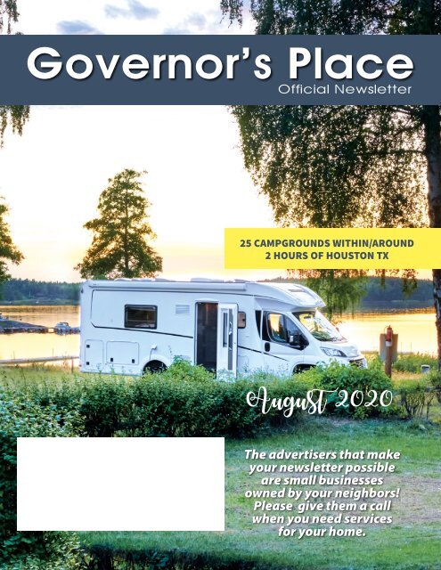 Governors Place August 2020