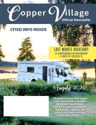 Copper Village August 2020