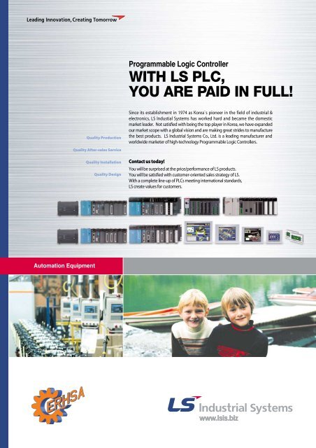 WITH LS PLC, YOU ARE PAID IN FULL! Programmable ... - ERHSA
