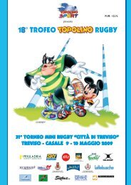 Parte del tuo mondo per lo Sport - Benetton Rugby Treviso