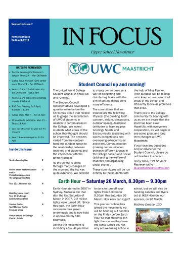 Focus - UWC Maastricht
