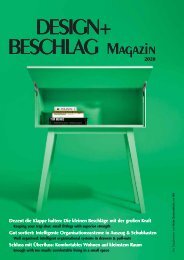 DESIGN+BESCHLAG Magazin 2020