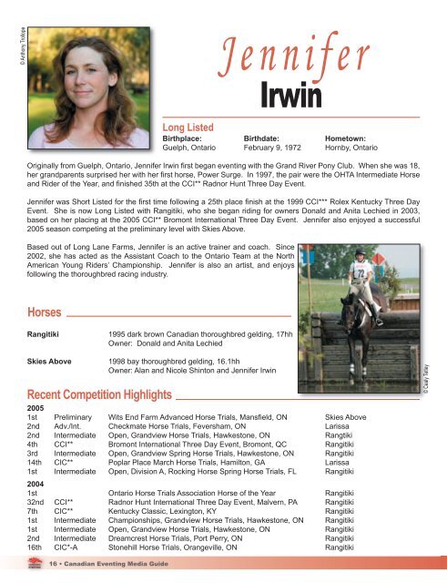 2006 MEDIA GUIDE - Starting Gate Communications