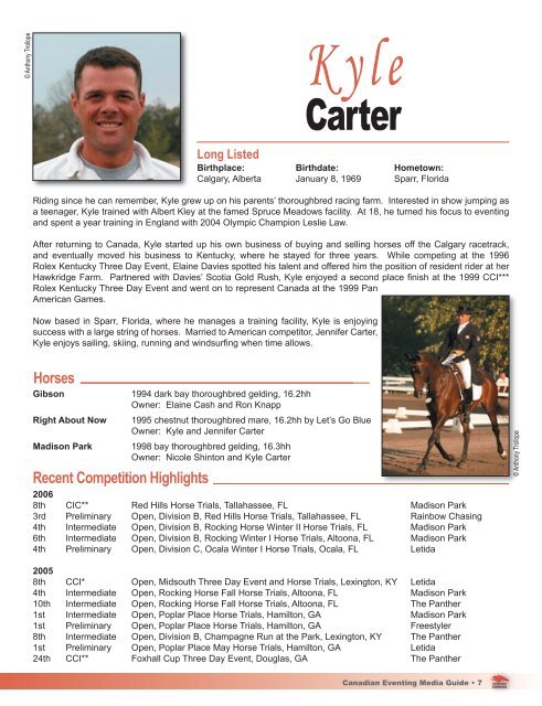 2006 MEDIA GUIDE - Starting Gate Communications