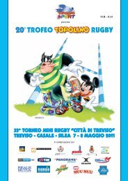 33° torneo mini rugby - Benetton Rugby Treviso