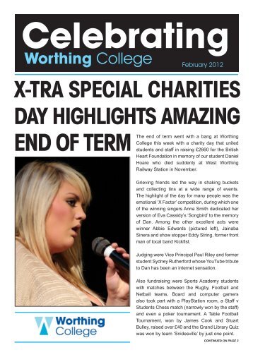 Celebrating February 2012 - Worthing College