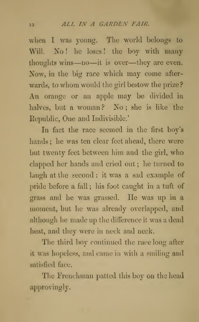 All in a garden fair; the simple story of three boys ... - University Library