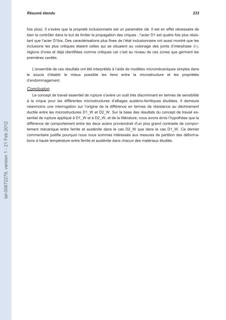 Forgeabilité des aciers inoxydables austéno-ferritiques