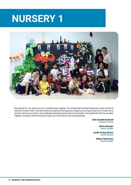 Nursery and Kindergarten Yearbook AY 2019-2020 (Pracha Uthit campus)