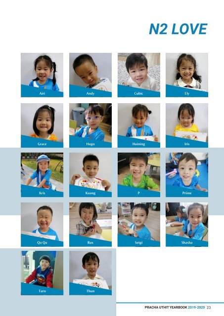 Nursery and Kindergarten Yearbook AY 2019-2020 (Pracha Uthit campus)