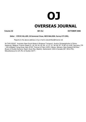 oj overseas journal - The PSV Circle Website