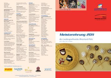 Meisterehrung 2011.indd - SPORTregio