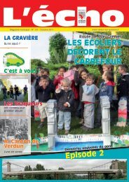 Octobre 2011 - Magazine municipal - N° 137 - Verdun sur Garonne