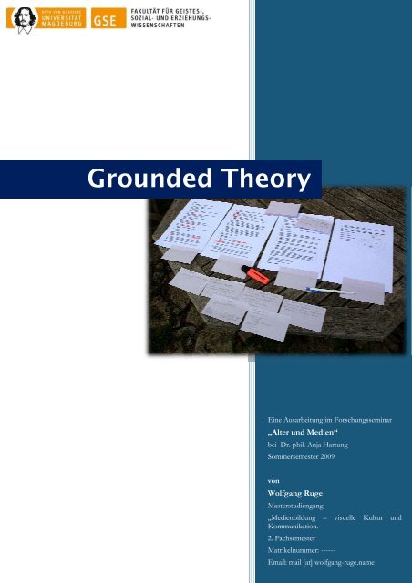 Grounded Theory - Wolfgang Ruge