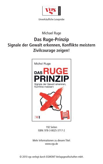 Das Ruge-Prinzip - Vgs