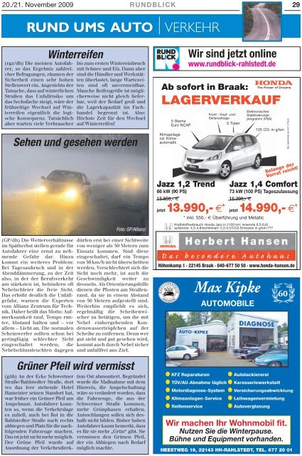 Ausgabe 11. 2009 - Rundblick