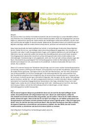 USE-Letter5 Verhandlungsimpuls Good cop bad cop