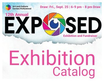 12th Annual Exposed Exhibition and Fundraiser Artist Catalog
